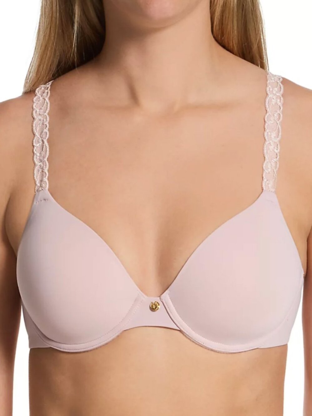 NATORI 732080 Pink Pearl Combo Pure Luxe Underwire T-shirt Bra Size 34C